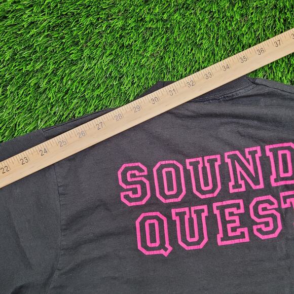 Vintage 90s Screen-Stars Shirt Womens M/L 19x27 Volleyball Alien - Picture 3 of 16